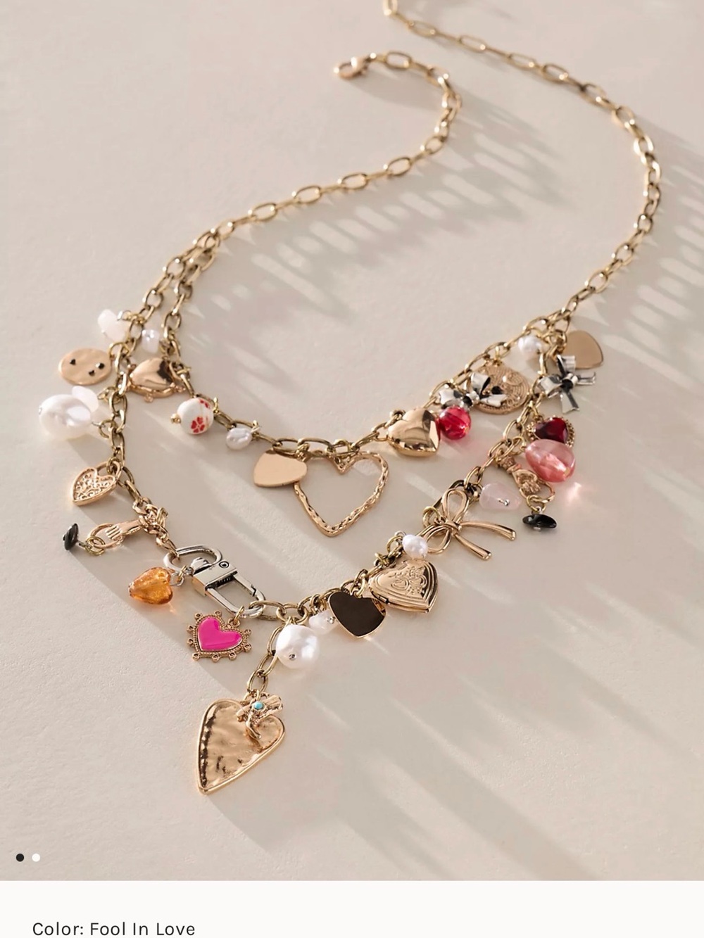 Free People Maxamillion Charm Necklace